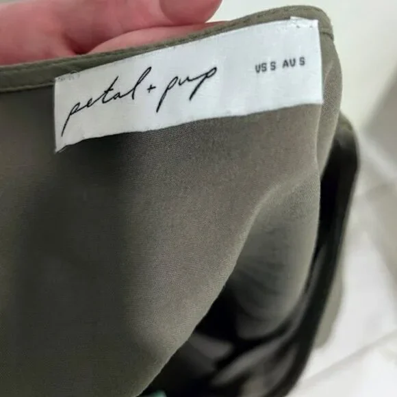 Petal & Pup Barker Dress, S, Olive - Picture 6 of 10